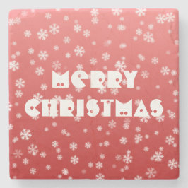 クリスマススノーフレーク ストーンコースター