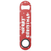 クリスマススノーフレーク スピード栓抜き (裏面)