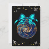 クリスマススノーフレーク・ダイヤモンド会社 招待状 (裏面)