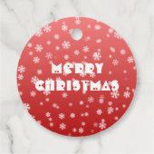 クリスマススノーフレーク フェイバータグ (裏面)