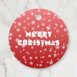 クリスマススノーフレーク フェイバータグ