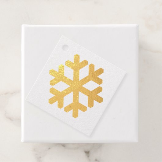 クリスマススノーフレーク フェイバータグ (箱)