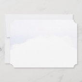 クリスマススノーフレーク・ボール企業の、パーティー 招待状 (裏面)