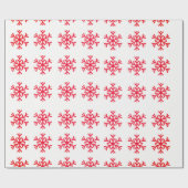クリスマススノーフレーク ラッピングペーパー (フラット)