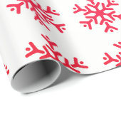 クリスマススノーフレーク ラッピングペーパー (ロールコーナー)