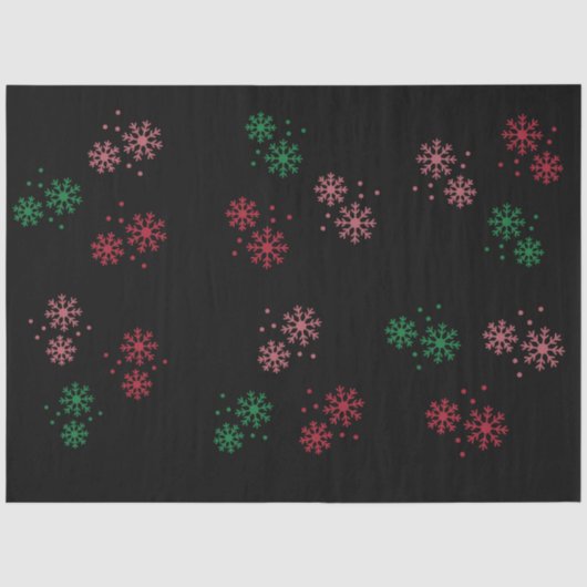 クリスマススノーフレーク 薄葉紙 (正面)