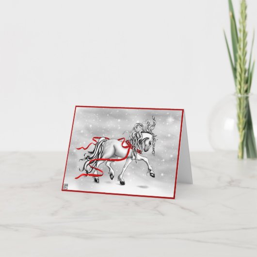 クリスマススノーベル シーズンカード (正面)