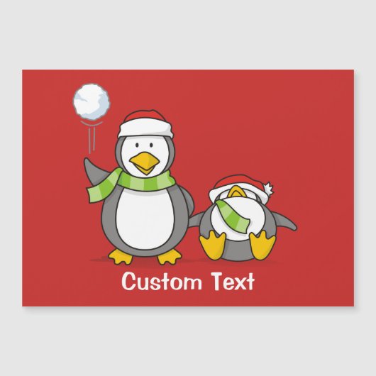 クリスマススノーボールペンギン (正面)