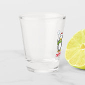 クリスマススノーボールペンギン ショットグラス (左)