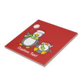 クリスマススノーボールペンギン タイル (側面)