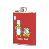 クリスマススノーボールペンギン フラスク (左)