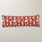 クリスマススノーボールペンギン ボディピロー (裏面)