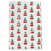 クリスマススノーボール ミディアムペーパーバッグ (裏面)