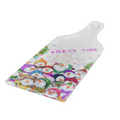 クリスマススノーマンのカッティングボード カッティングボード (角)