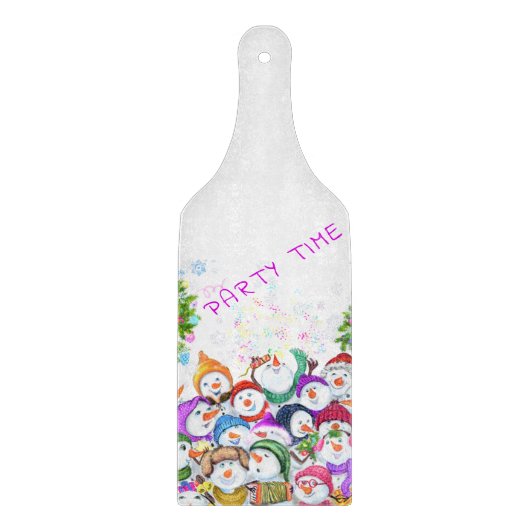 クリスマススノーマンのカッティングボード カッティングボード (正面)