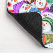 クリスマススノーマンズマウスパッド マウスパッド (コーナー)