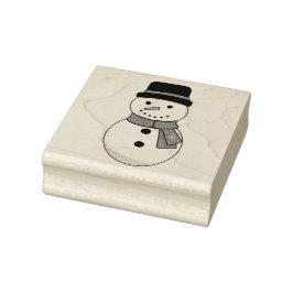クリスマススノーマン ラバースタンプ