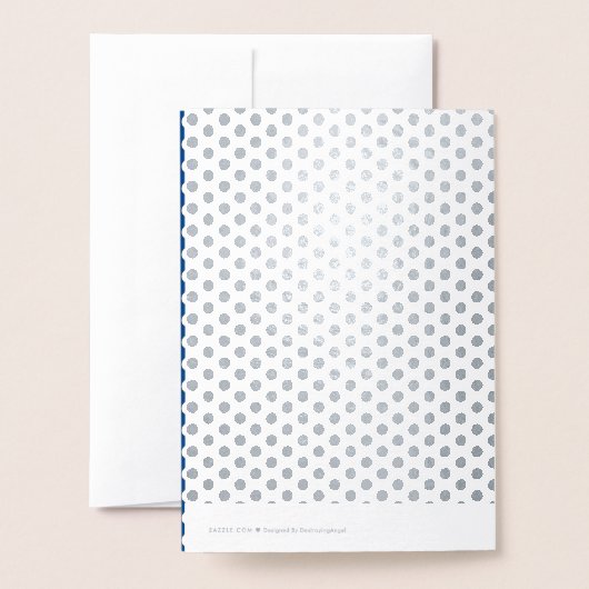 クリスマススノーレディージャグリングスボーおもしろいルカスタムズ 箔カード (裏面封筒付き)