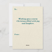 クリスマススノーヴィレッジカスタムの写真 シーズンカード (裏面)