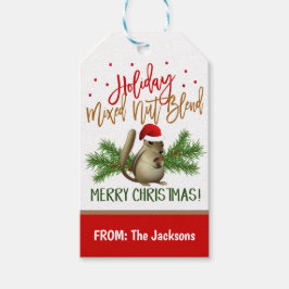 クリスマススパイスナッツのギフトラベル ギフトタグ