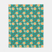 クリスマススパイス フリースブランケット (正面)