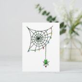 クリスマススパイダーウェブライツゴシックホリデイ シーズンポストカード (スタンド正面)