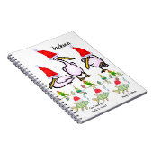 クリスマススパイラルノートパレカーズ ノートブック (右側)