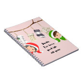 クリスマススパイラルノート ノートブック (右側)