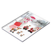 クリスマススパイラルノート ノートブック (左側)