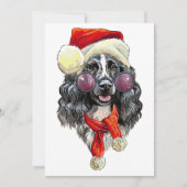 クリスマススパニエル犬犬 セーブザデート (正面)