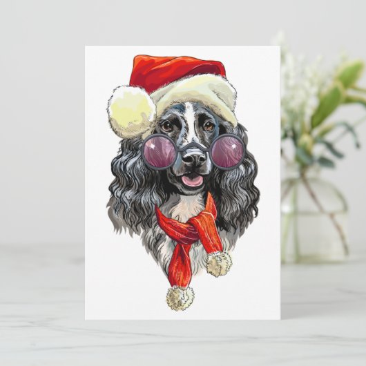 クリスマススパニエル犬犬 セーブザデート (スタンド正面)