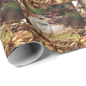 クリスマススパローラッピング紙 ラッピングペーパー (ロールコーナー)