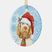 クリスマススピノンイタリアノセラミックオーナメント セラミックオーナメント (右)