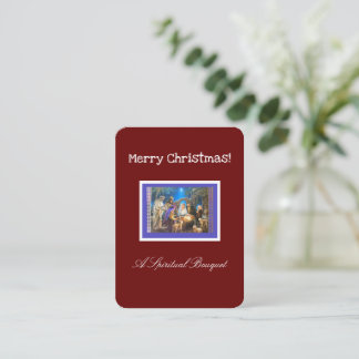 クリスマススピリチュアルブーケ エンクロージャーカード