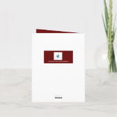 クリスマススピリチュアルブーケ カード (裏面)