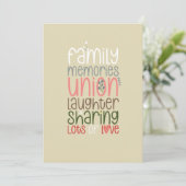 クリスマススピリッカラフルトホリデーカード シーズンカード (スタンド正面)