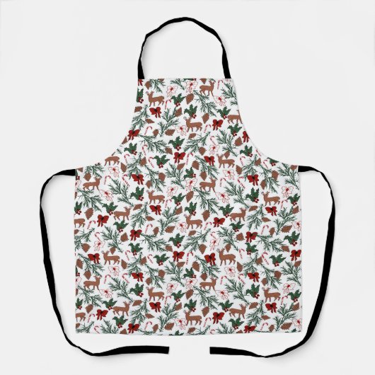 クリスマススピリットデザイン エプロン (正面)