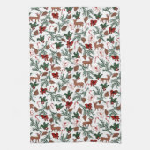 クリスマススピリットデザイン キッチンタオル (縦)