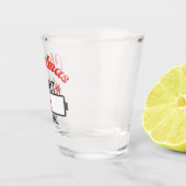 クリスマススピリットロードおもしろいホリデードリンク ショットグラス (右)