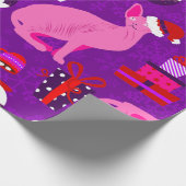 クリスマススフィンクス猫サンタスフィンクス ラッピングペーパー (角)