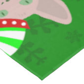 クリスマススフィンクス猫サンタ テーブルクロス (アングル)