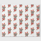 クリスマススフィンクス猫 ラッピングペーパー (フラット)