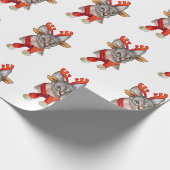 クリスマススフィンクス猫 ラッピングペーパー (角)