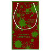 クリスマススプラッシュ抱き枕 スモールペーパーバッグ (裏面)