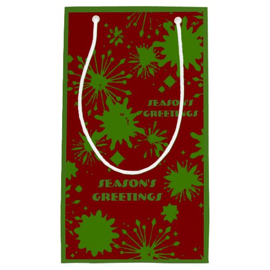 クリスマススプラッシュ抱き枕 スモールペーパーバッグ (正面)