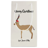 クリスマススプリングボク スモールペーパーバッグ (正面)