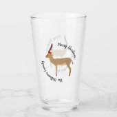 クリスマススプリングボク タンブラーグラス (正面)