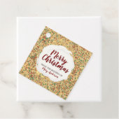 クリスマススプレッレスクッキーカスタムラベルメッセージカード フェイバータグ (インサイチュ)