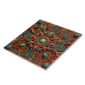 クリスマススペインの抽象芸術テラコッタアート タイル (側面)