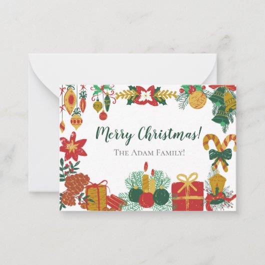 クリスマススペシャルカード ノートカード (正面)